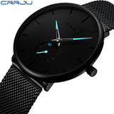 Thin Men Watch Blue Black