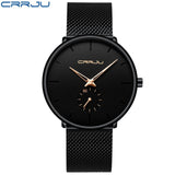 Thin Men Watch Blue Black