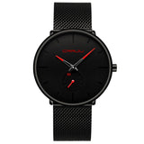 Thin Men Watch Blue Black