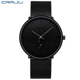 Thin Men Watch Blue Black